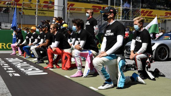 Manifestação antirracista F1, GP da Áustria 2020