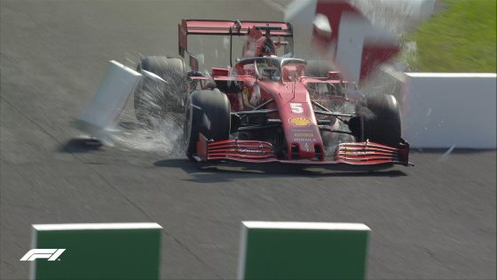 Sebastian Vettel, Ferrari, GP da Itália 2020